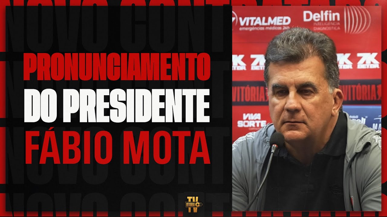 PRONUNCIAMENTO DO PRESIDENTE F&Aacute;BIO MOTA | 25.08.2025