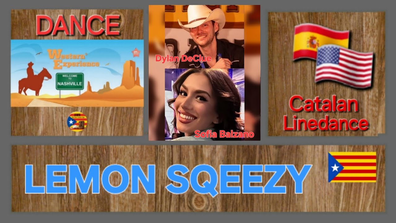 LEMON SQEEZY ❤️Linedance Catalan Style with Sofia Balzano & Dylan DeClue/ Western Experience #dance 