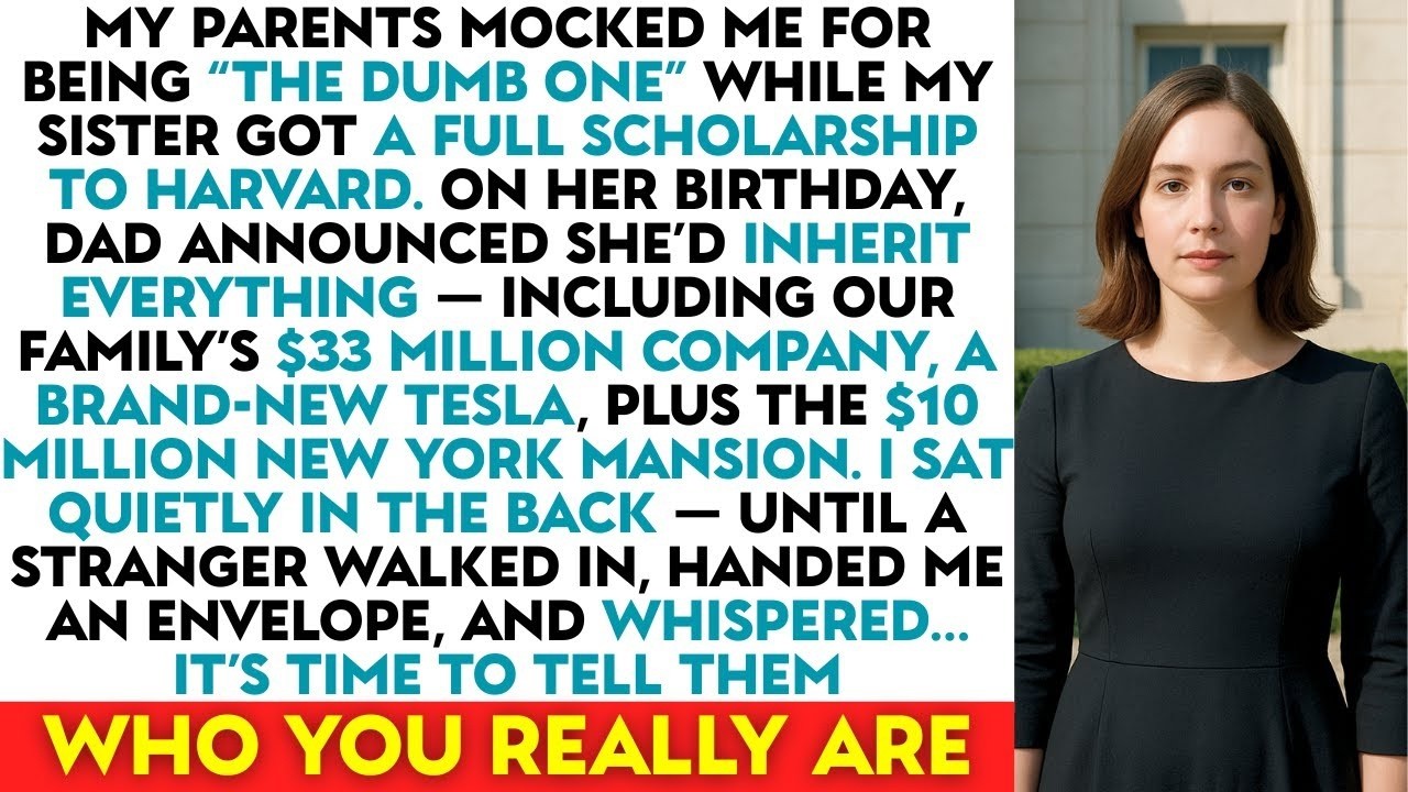My Parents Gave My Sister $33M, A Mansion, And A Tesla—Then A Stranger Handed Me An Envelope