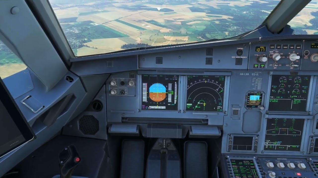 A321-200 ILS Z 12 LFOB Paris Beauvais Tille