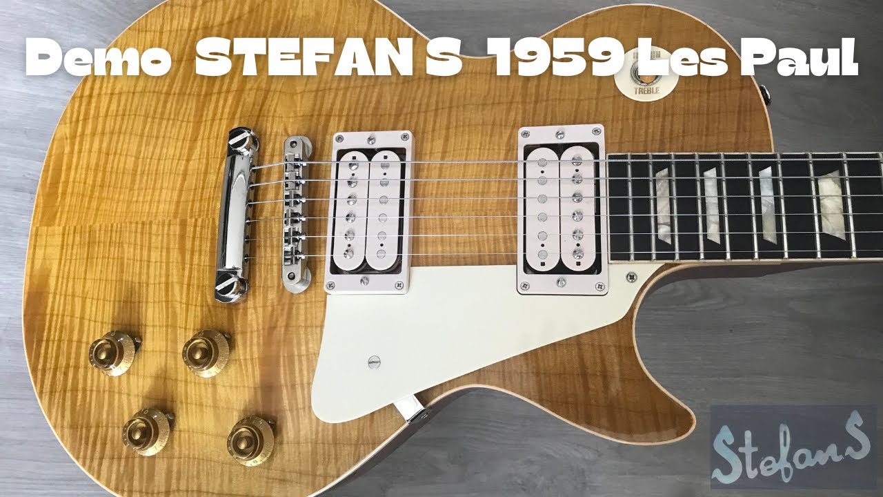 Demo Stefan S Les Paul 59 (Sacha Stefanovic) : MIND BLOWING guitar!!!! Tornade Ms PAF Pickups