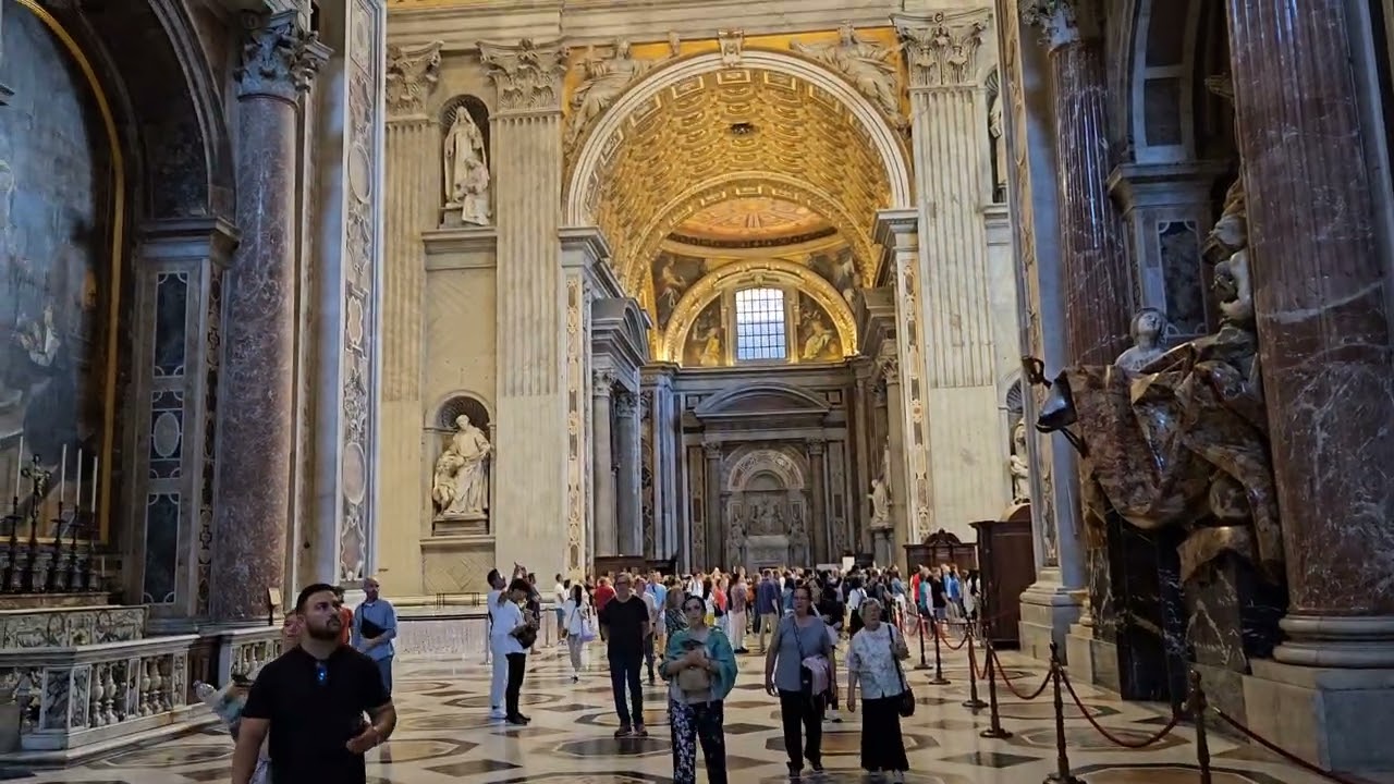 Watykan. Bazylika i Plac Św. Piotra. Wrzesień 2025.  