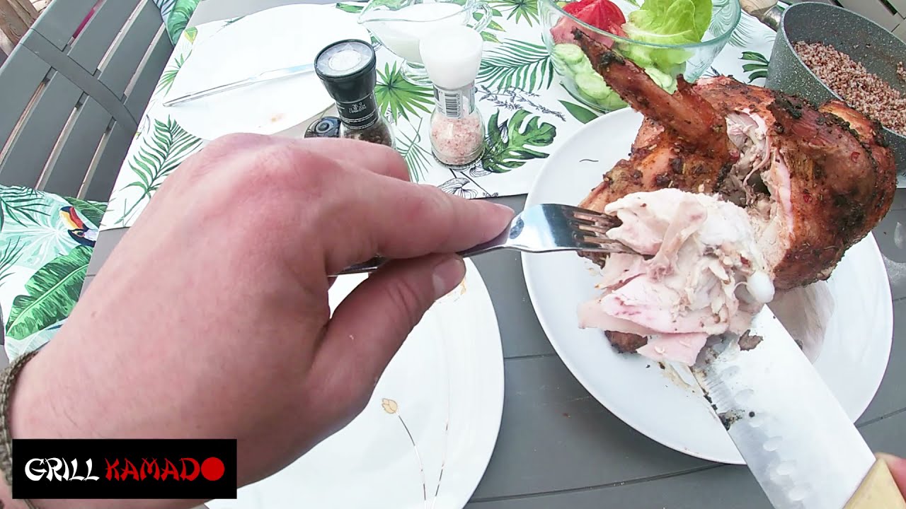 Grill Kamado - grillowany kurczak