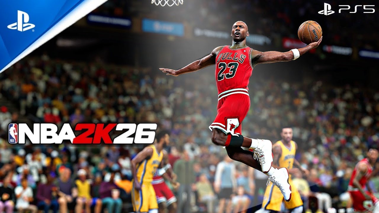 Невероятные данки Майкла Джордана (4K HDR) [PS5 Pro] | Реалистичный геймплей NBA 2K