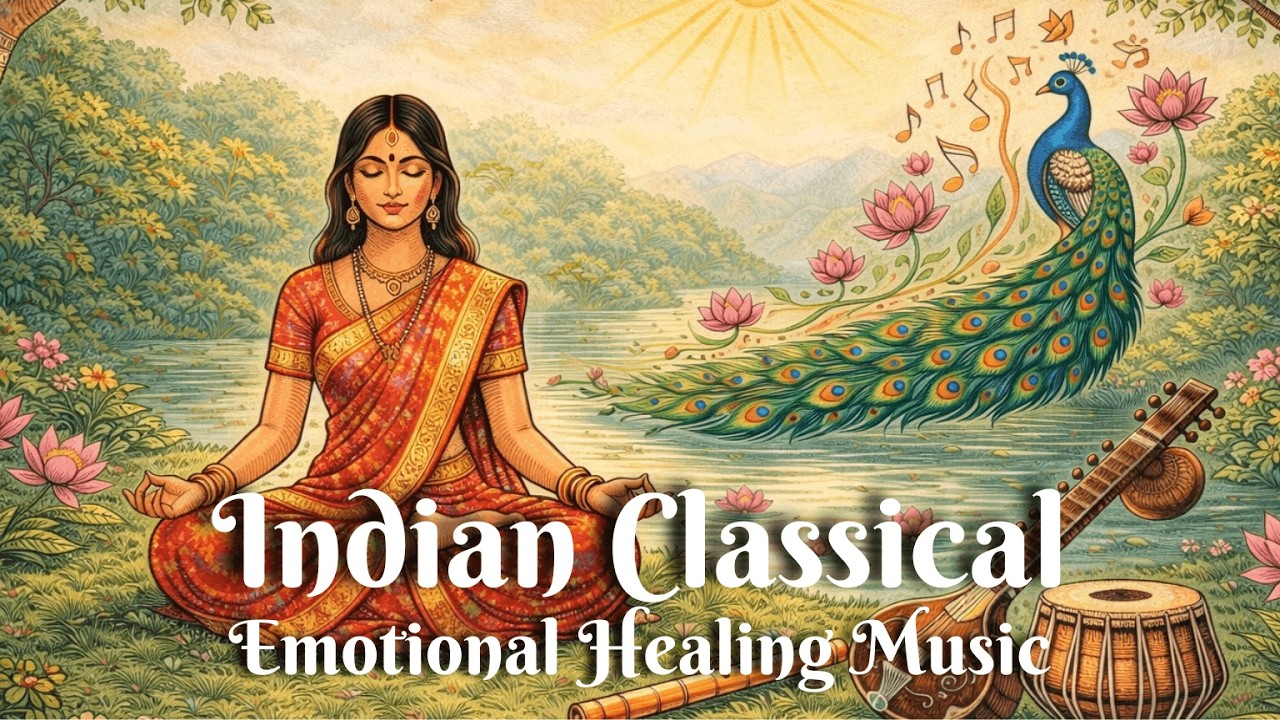 Indian Classical Healing Music | Sitar Tabla Flute Meditation for Mind & Heart