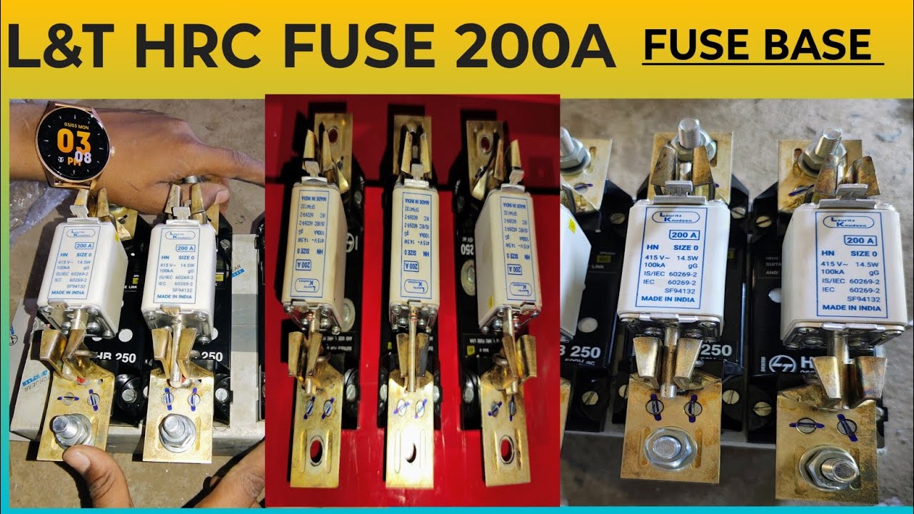 Hrc fuse unboxing || 250A fuse base