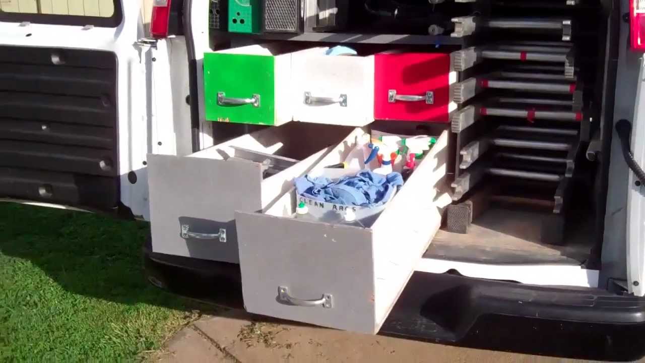 Window cleaning truck