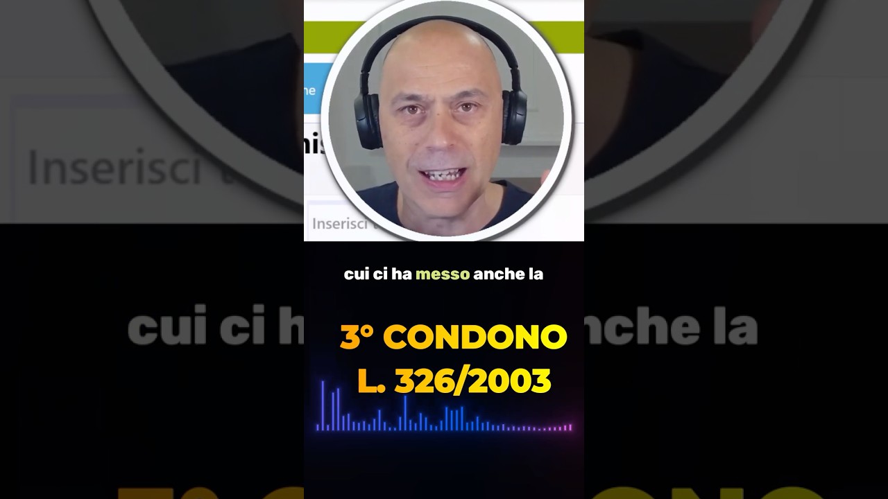 Terzo Condono edilizio 2003 in pillole #carlopagliai
