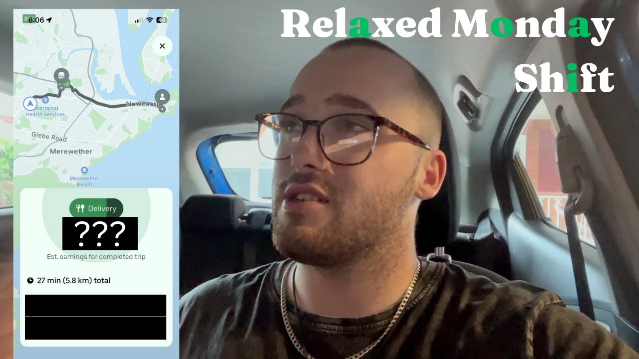 Relaxed Monday Uber Eats Driver Shift | DELIVER WITH ME