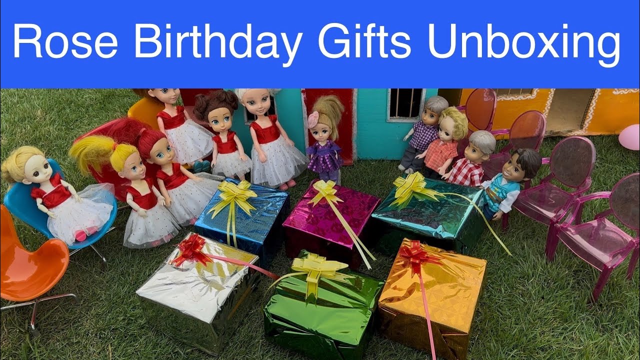 Barbie doll videos Tamil - Episode 11| Rose Birthday Gifts Unboxing  #barbie #chintu#bunty