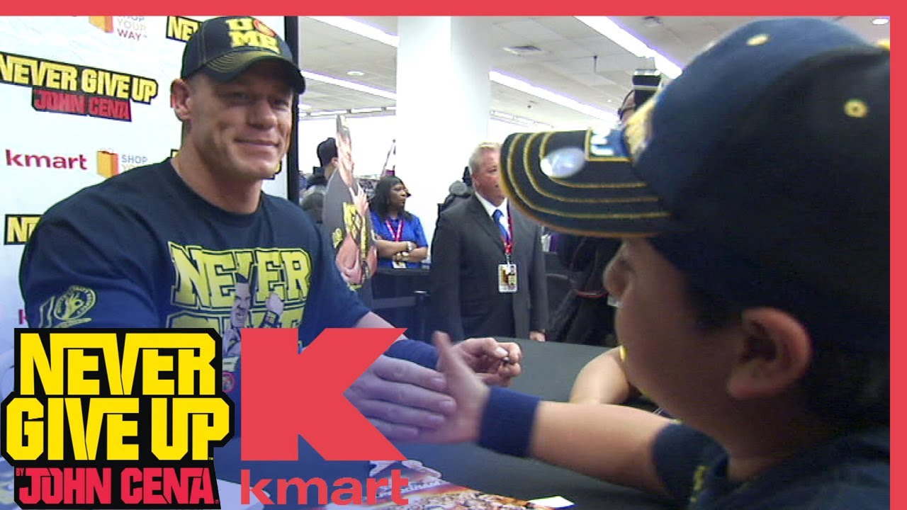 John Cena and KMART promote the 