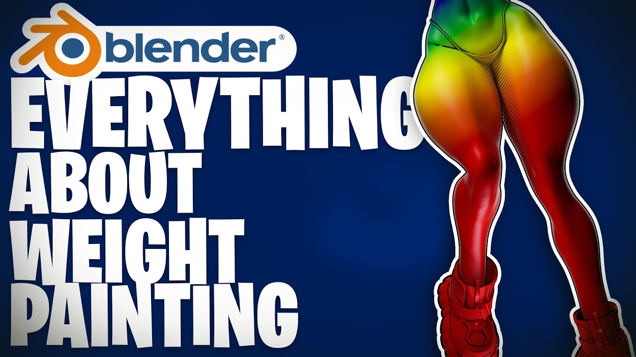 WEIGHT PAINTING in BLENDER | Beginner to Pro