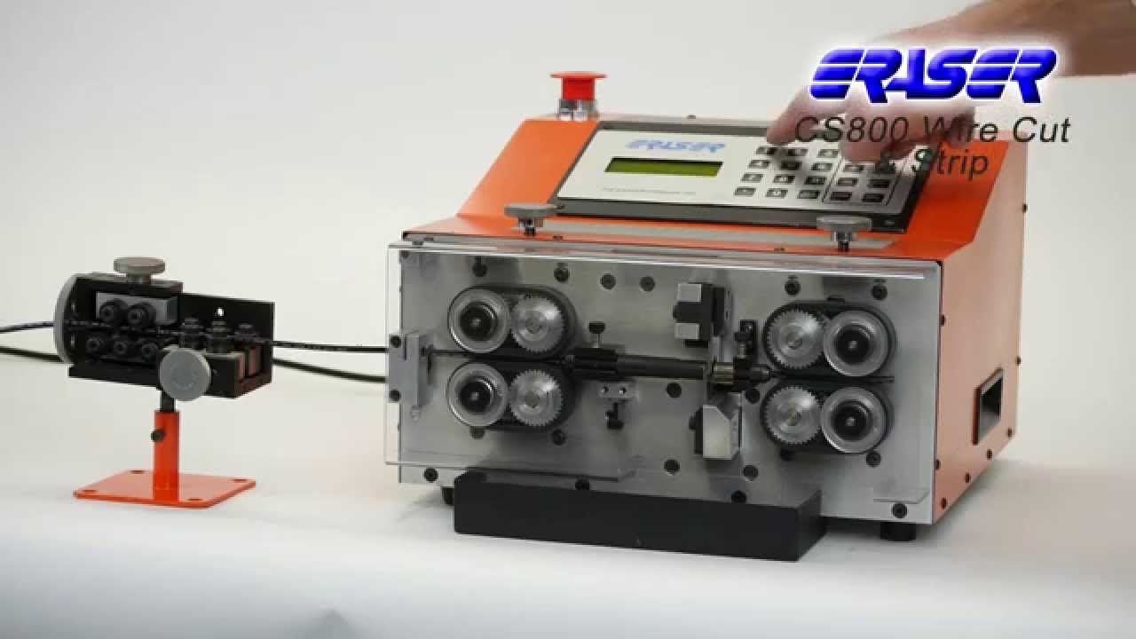 CS800 Wire Cut and Strip from The Eraser Company