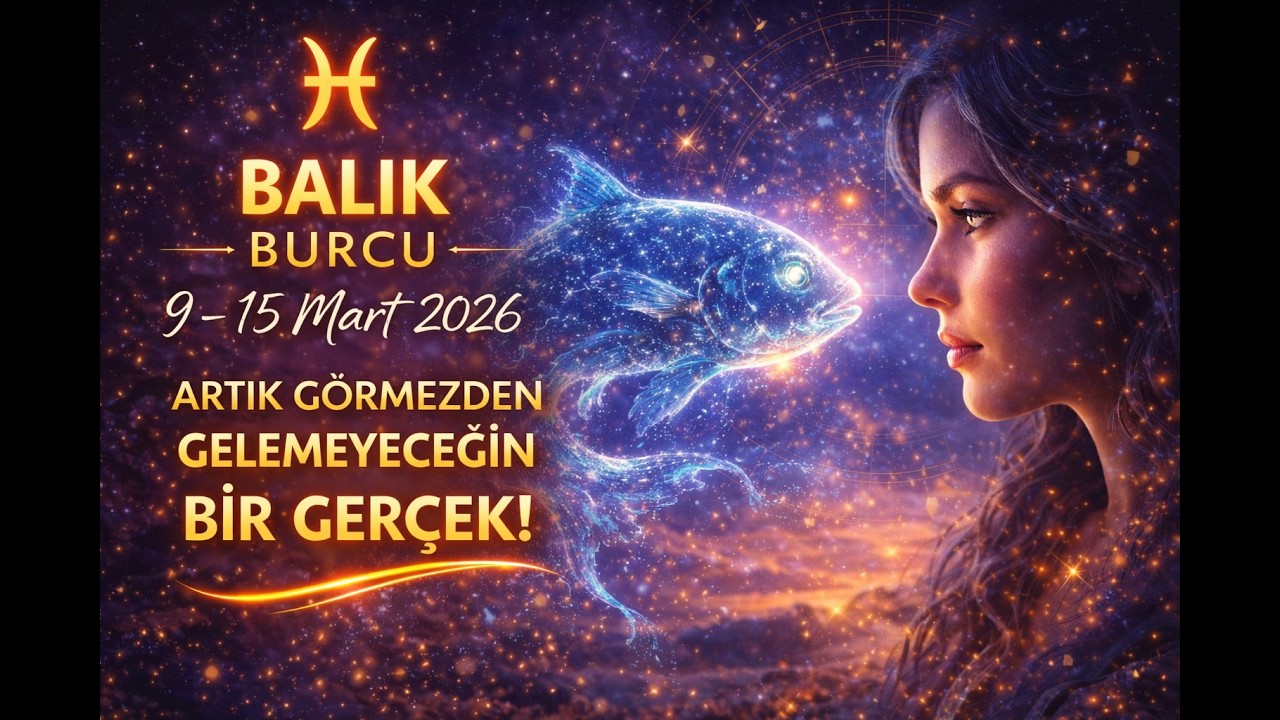 🔮 BALIK Burcu ♓ 9 – 15 Mart 2026 “ARTIK GÖRMEZDEN GELEMEYECEĞİN BİR GERÇEK!”✨