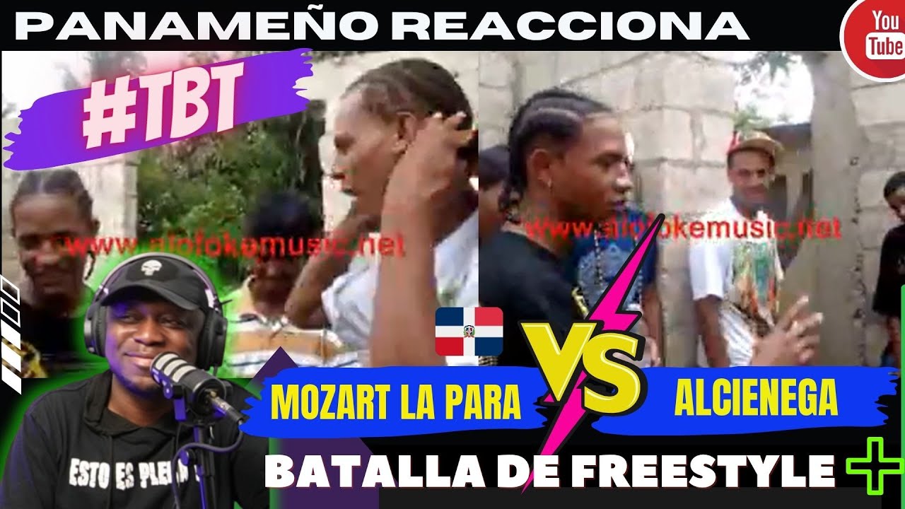 |PANAMEÑO REACCIONA| Mozart La Para vs Alcienega (Improvisacion) #tbt #rapdominicano