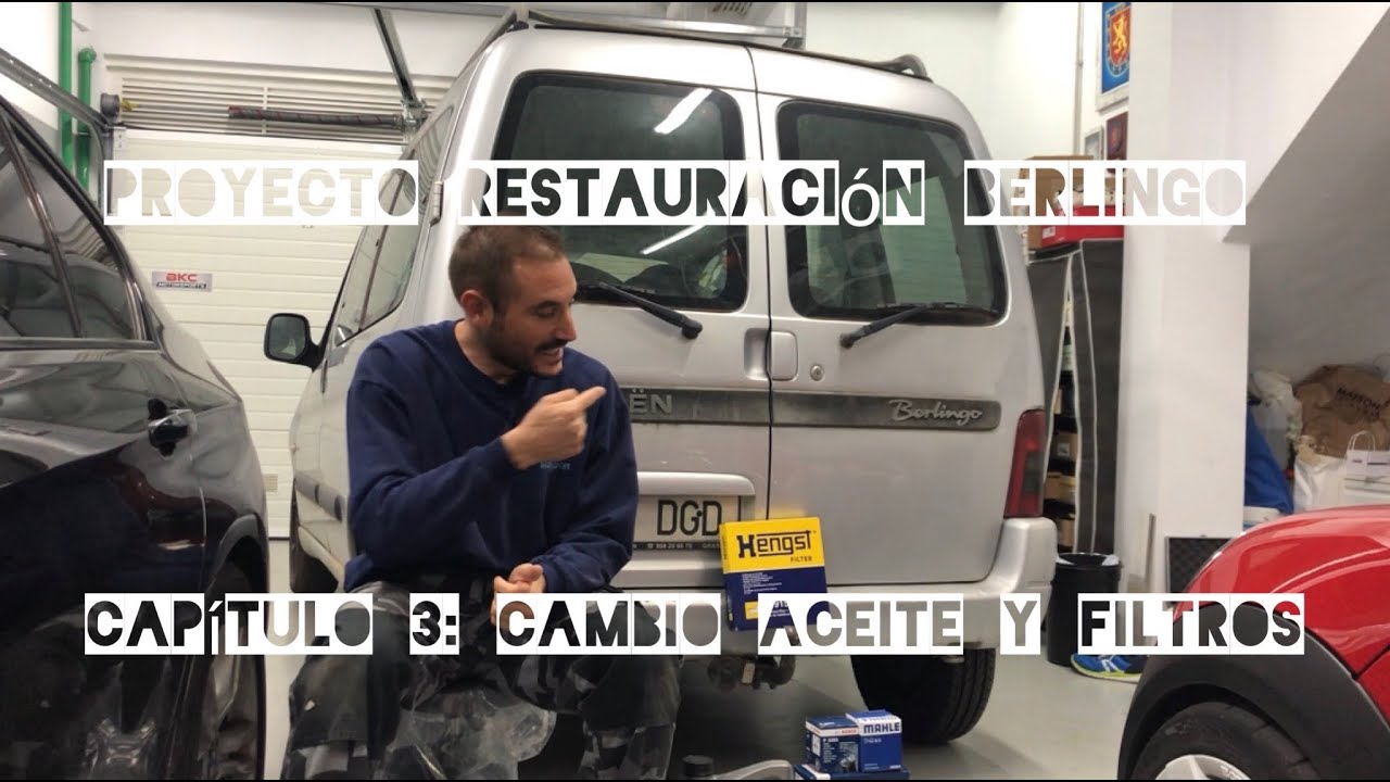 Proyecto restauración de la Berlingo. Capítulo 3: Cambio de aceite y filtros