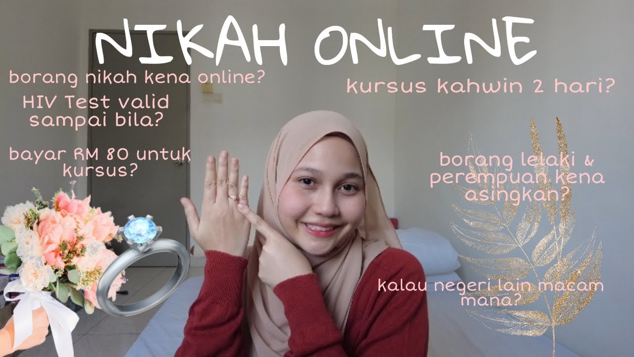 PENGALAMAN NIKAH ONLINE l Urus borang nikah,kursus kahwin