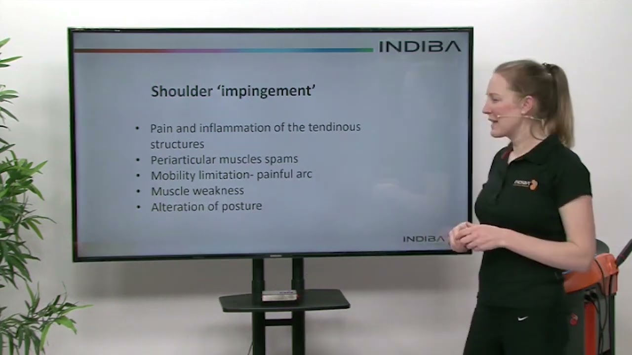 EN10 INDIBA ACTIV   INDIBA FASCIA   Treatment of shoulder pain