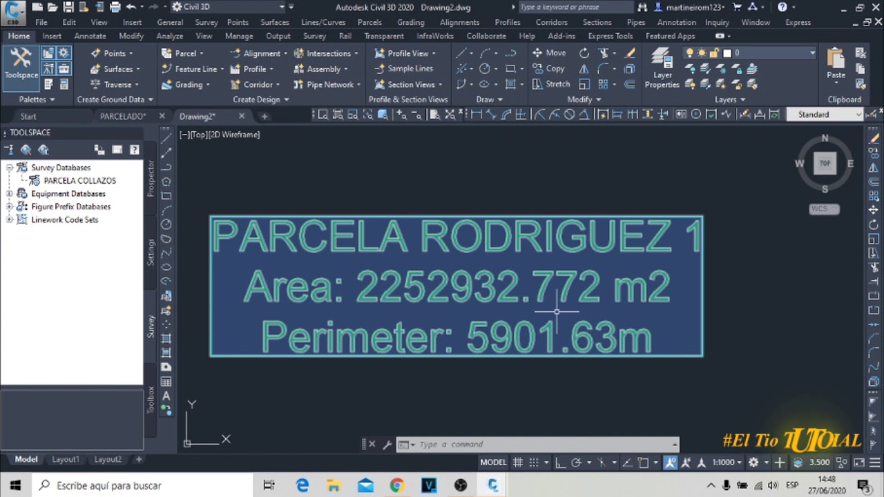 COMO* PARCELAR SIN ACCESO SUBDIVISIÓN DE PARCELAS/PASO A PASO/AUTOCAD* CIVIL* 3D-FÁCIL-RAPIDO