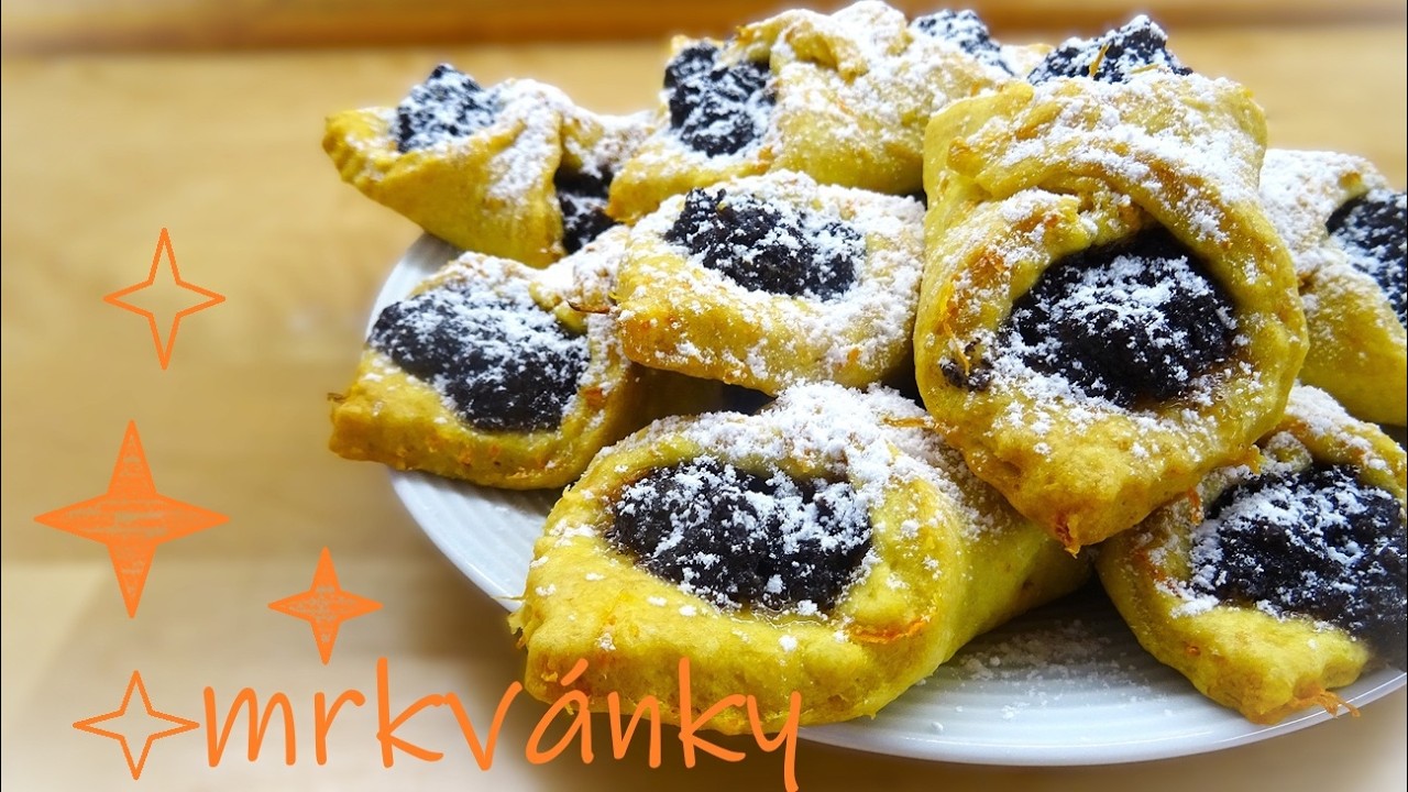 Koláčky - mrkvánky s makovou náplní