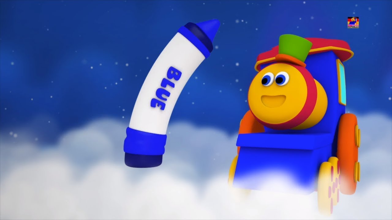 Bob den Zug | Buntstifte Farben Lied | Bildungs-Video | lernen Farben | Bob Crayons Colors Song