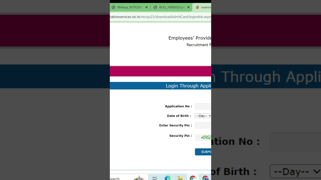 EPFO SSA 2023| Download Admit Card 