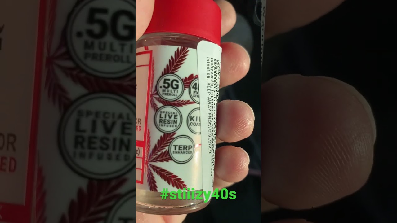 Stiiizy 40&rsquo;s- #shorts #youtubeshorts #tommytokes #cannabiscommunity #medicalmarijuana #stiiizy