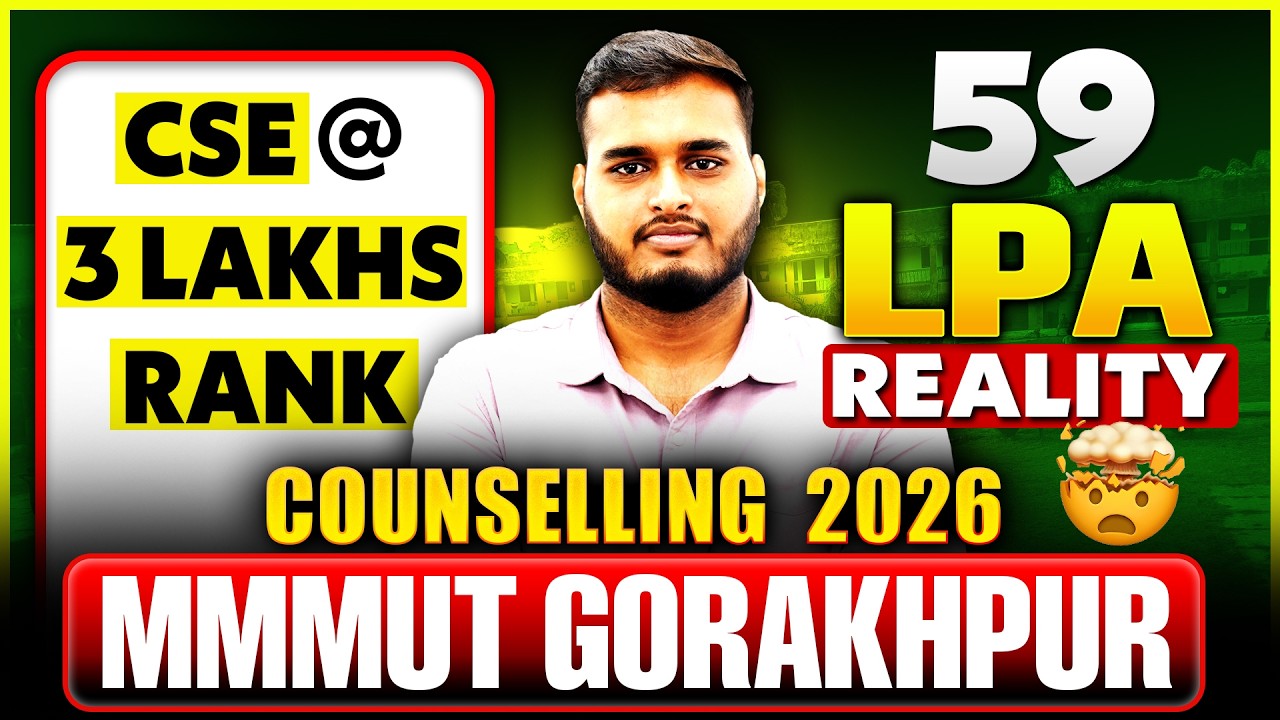 MMMUT Gorakhpur College Review for BTech 🔥| Placements, Fees & Cutoff | MMMUT Counselling 2026