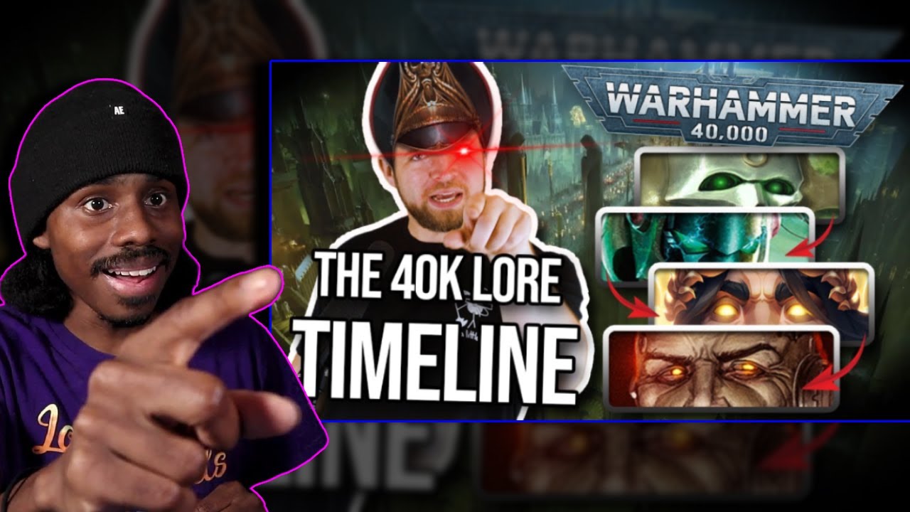 What is Warhammer 40K? | Timeline of 40k Lore with @Bricky | Fonzie Reacts