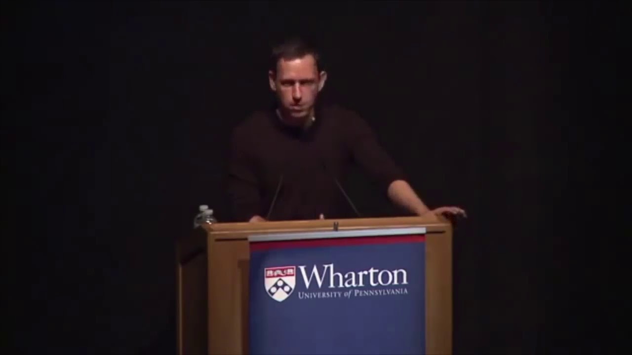 Peter Thiel-- HOW TO BE SUCCESSFUL