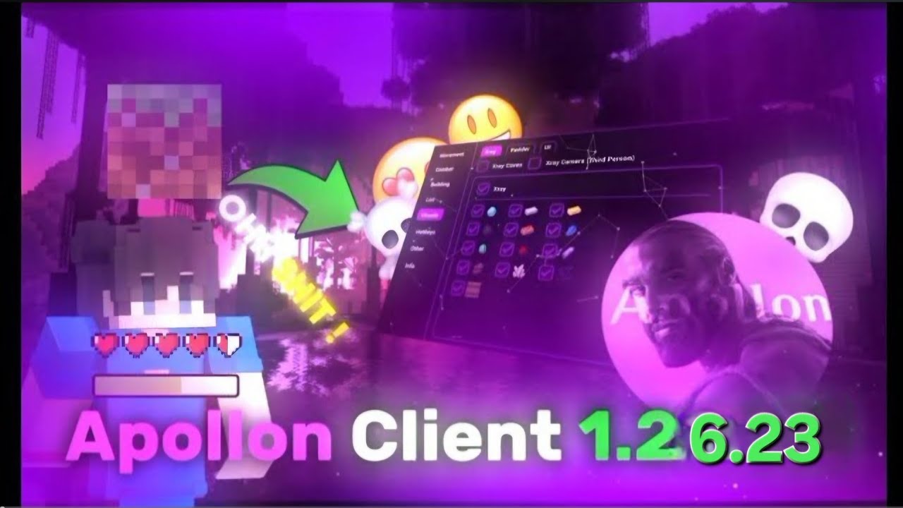 MCPE Apollon Client (32/64bits) | Hack Client | Mod Menu 1.26.23