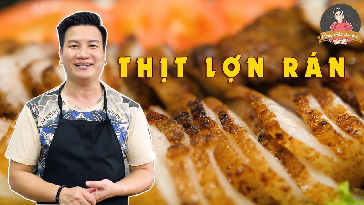 THỊT LỢN RÁN thơm nức mũi , cả nhà cùng thích I Cùng Cháu Vào Bếp