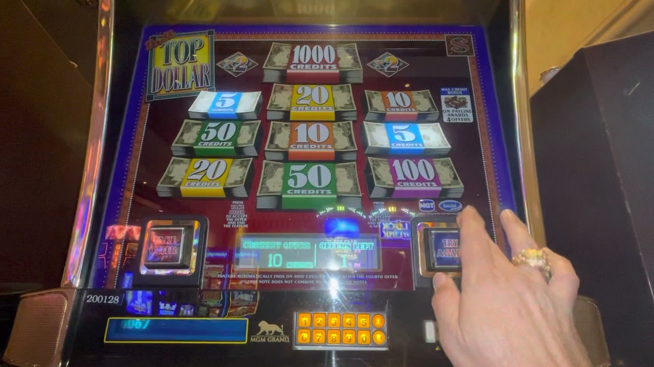 $20 a spin - Double Top Dollar - High Limit Room - MGM Grand Las Vegas