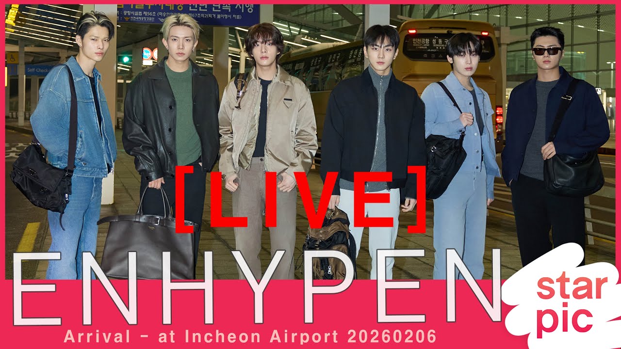 [LIVE]  ENHYPEN Arrival - at Incheon Airport 20260206
