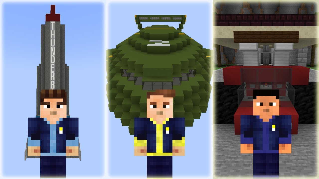 Minecraft Thunderbirds 1965 | Trapped In The Sky