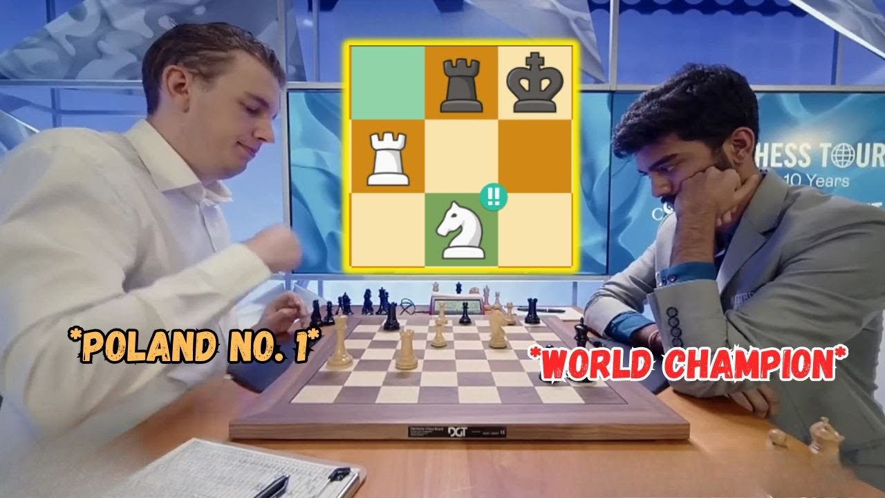 He play 2 BRILLIANT moves in front of World Champions | Gukesh vs Duda