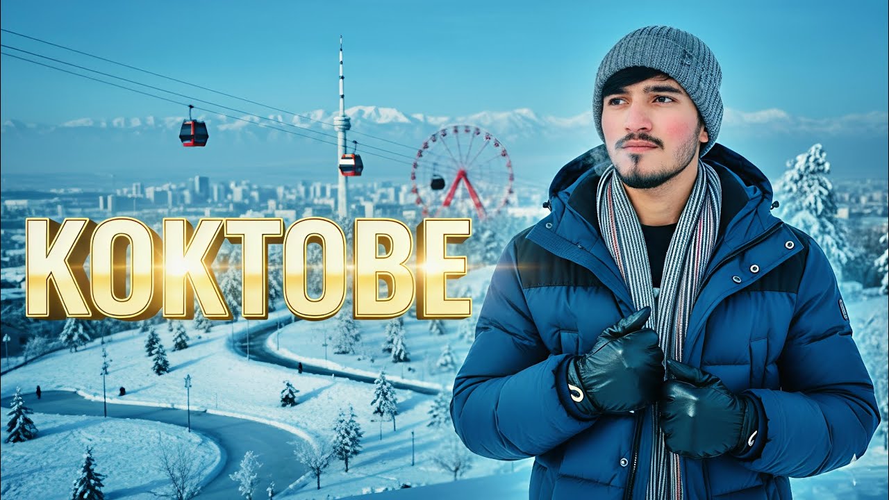 KOKTOBE Almaty 🇰🇿 | Snow, Sunset & Stunning Views 😍✨