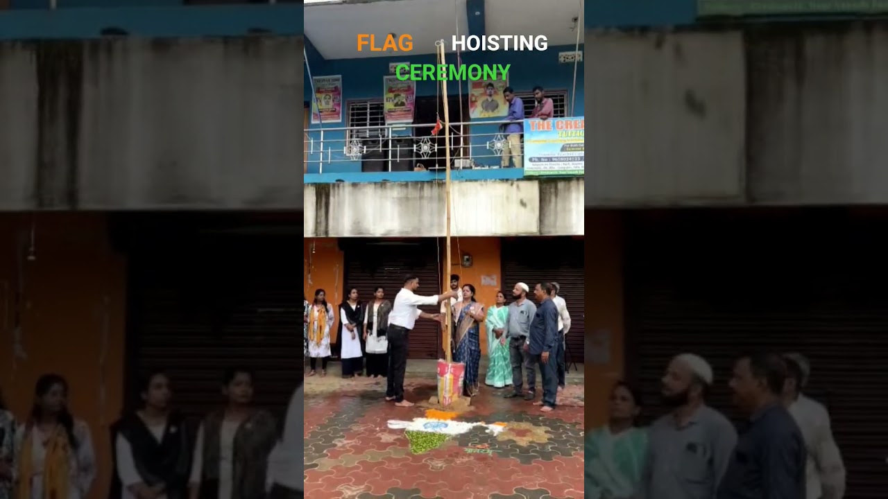 INDEPENDENCE DAY।। Flag Waving Ceremony।। @The Creative Zone ( Tuition Point)..