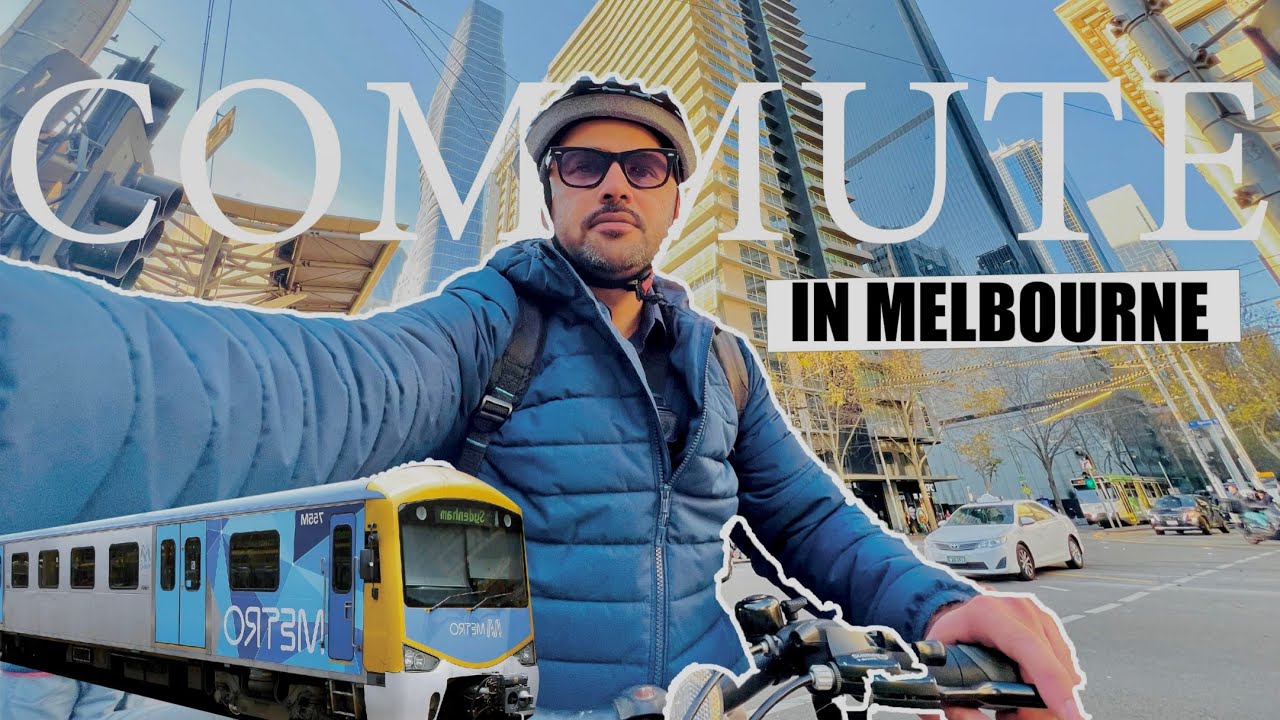 OFFICE COMMUTE BY BIKE/TRAIN IN MELBOURNE - VLOG