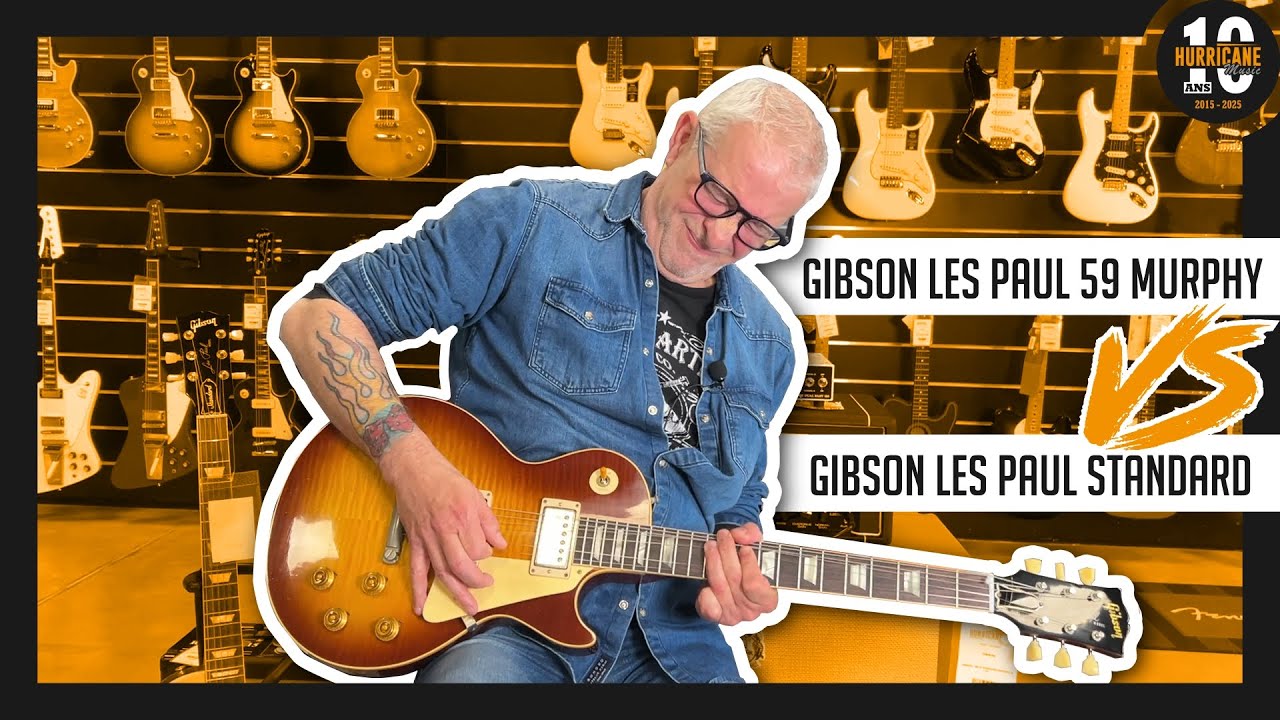 Gibson Custom Shop Les Paul 1959 Murphy Lab Vs Gibson Les Paul USA Les Paul Standard 50s
