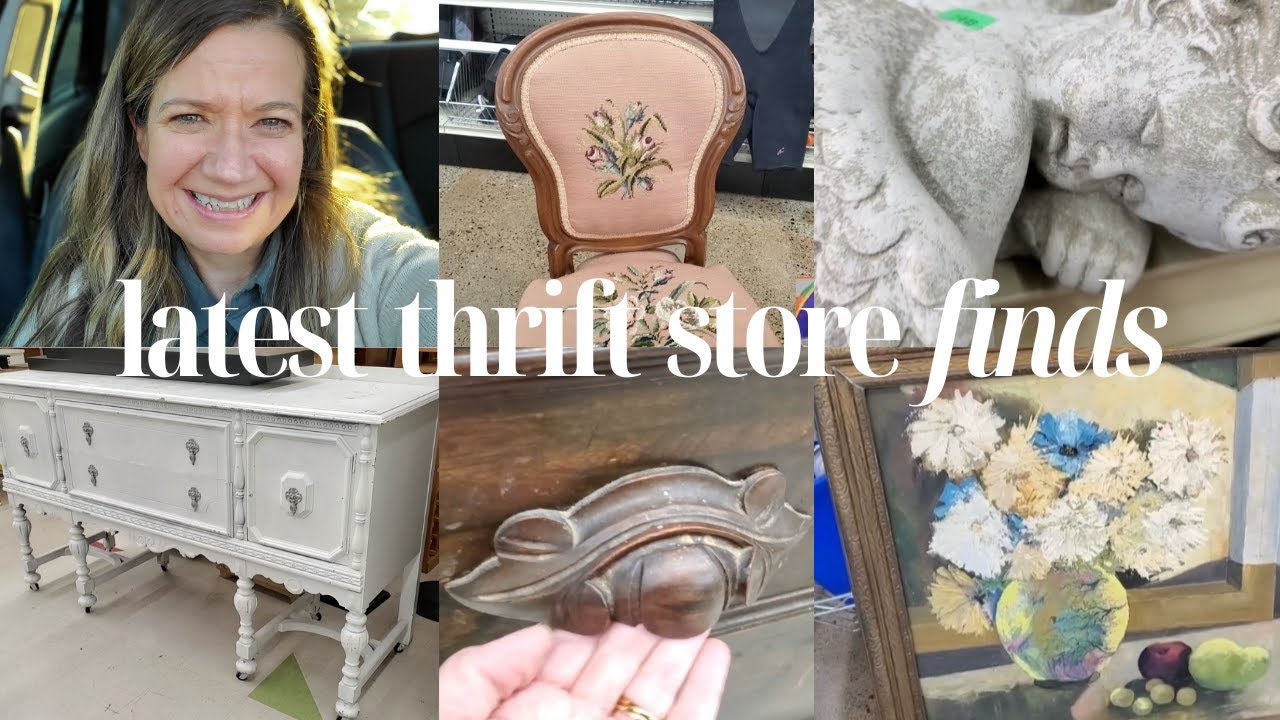 Goodwill + St. Vincent de Paul Thrift With Me | Old Antiques + Vintage Finds For Less