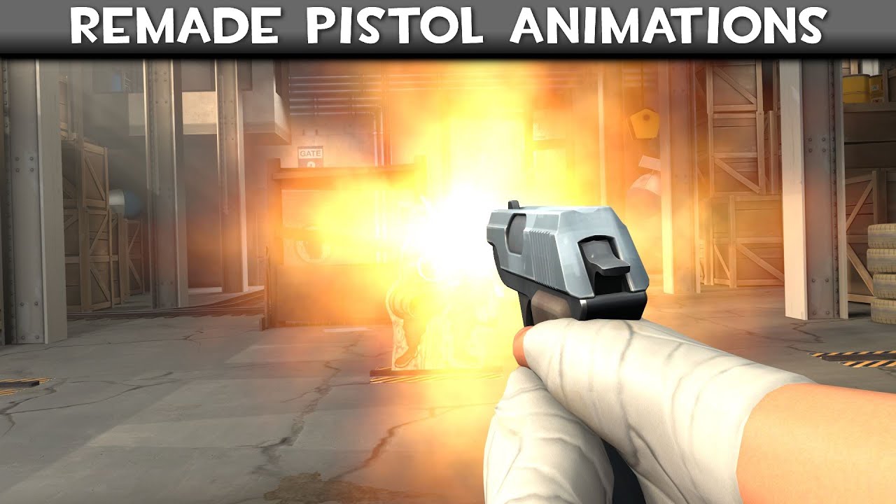 [SFM] Remade TF2 Pistol Animations