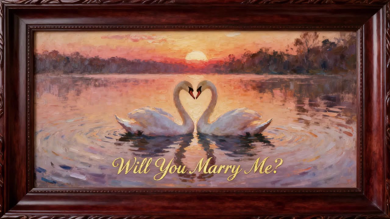 Will You Marry Me? art background for TV or computer | 1 hour