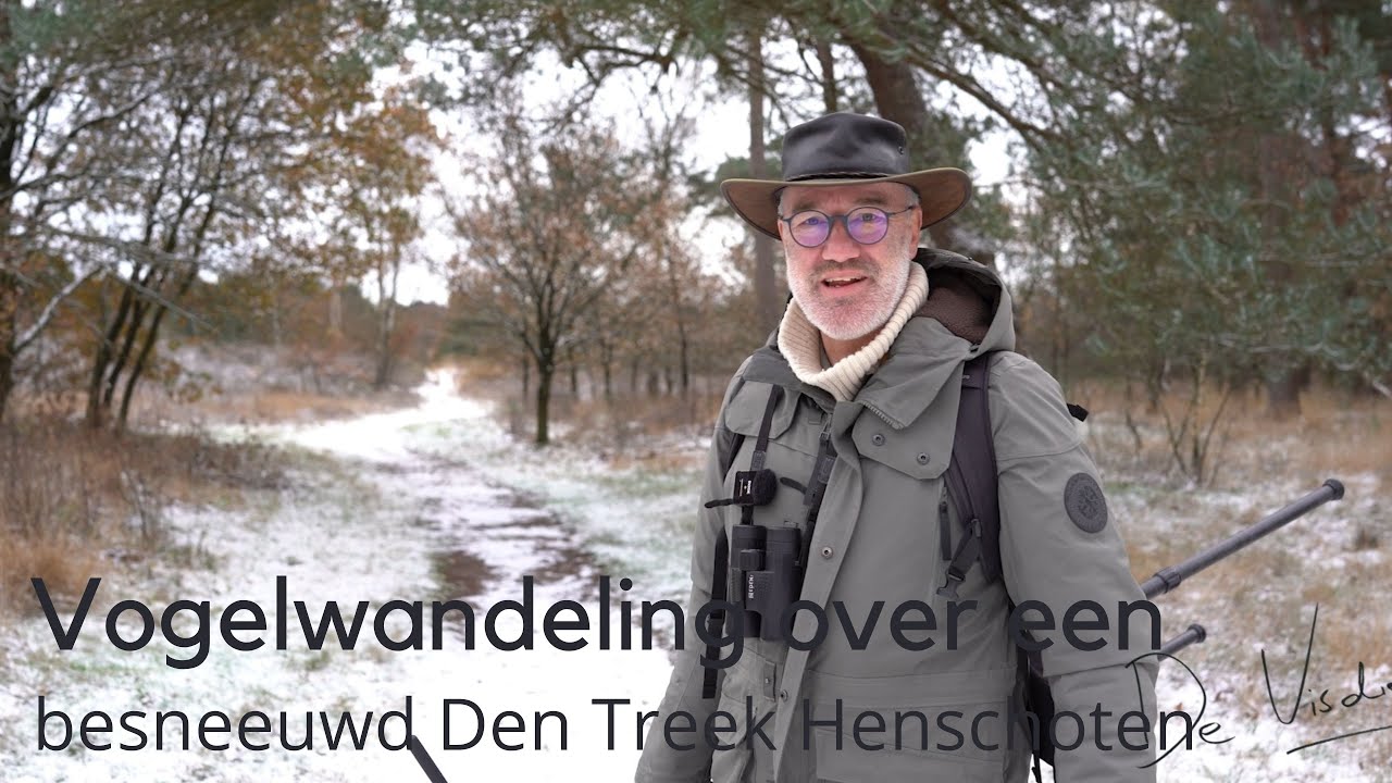 Vogelwandeling over een besneeuwd Den Treek Henschoten #1679