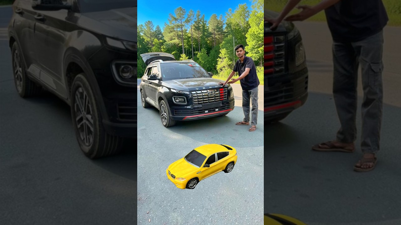Rc Mini BMW Car And Big Rc Venue , Car Unboxing #shorts​
