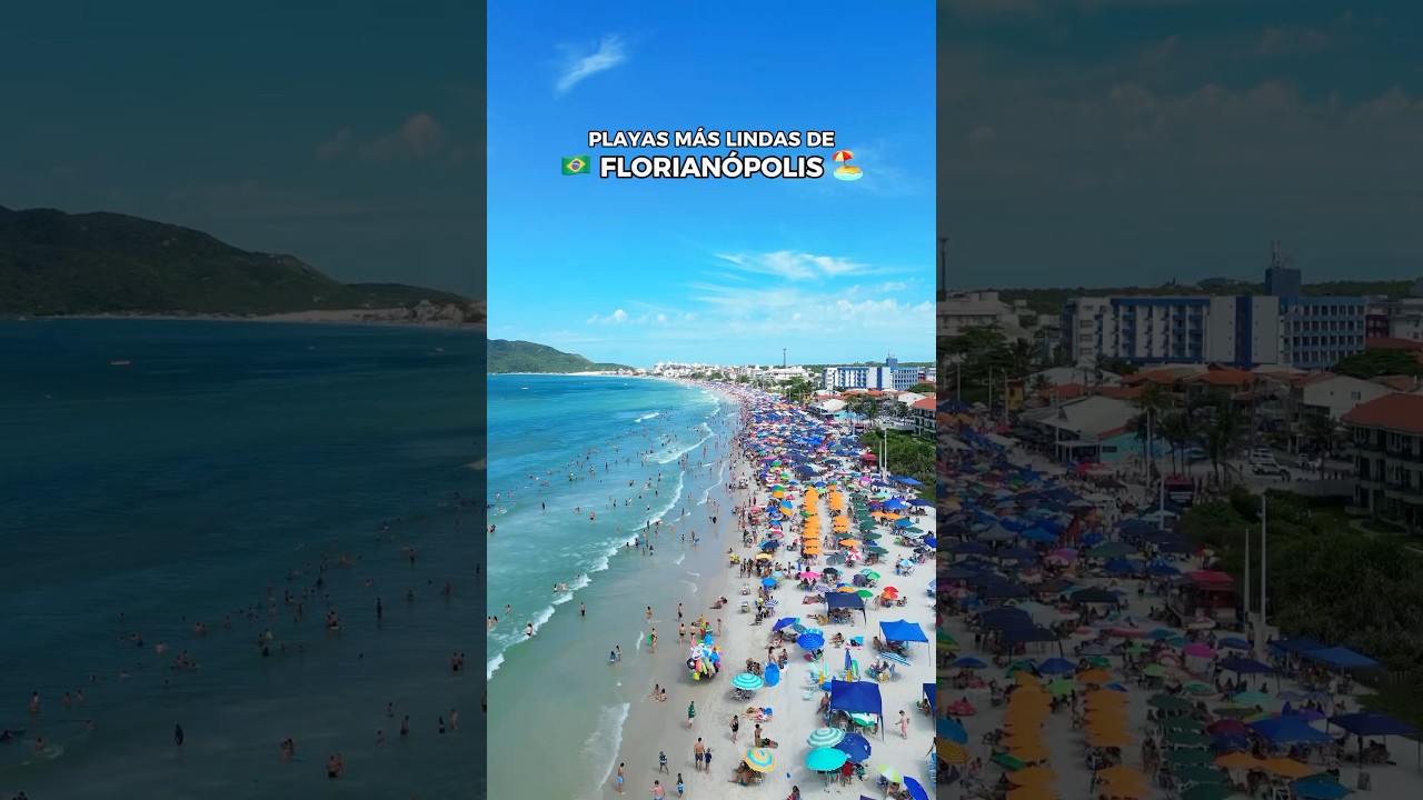 Playas más lindas de Florianópolis 🇧🇷🏖️☀️😍
