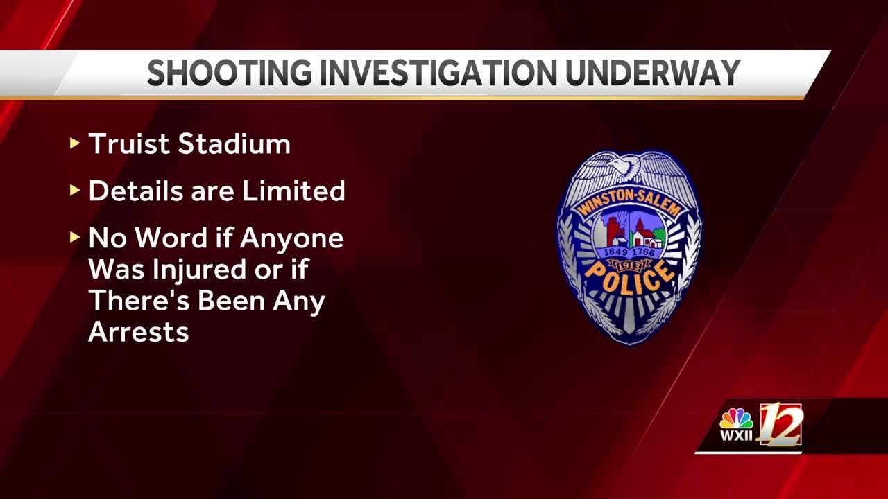 Reported shooting at Truist Stadium in Winston-Salem
