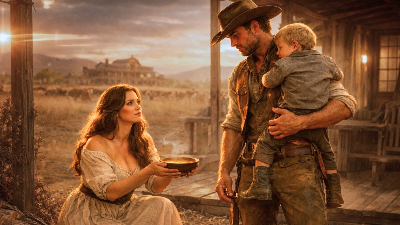 A Poor Widow Helped a Cowboy and His Son — Never Knowing His True Wealth