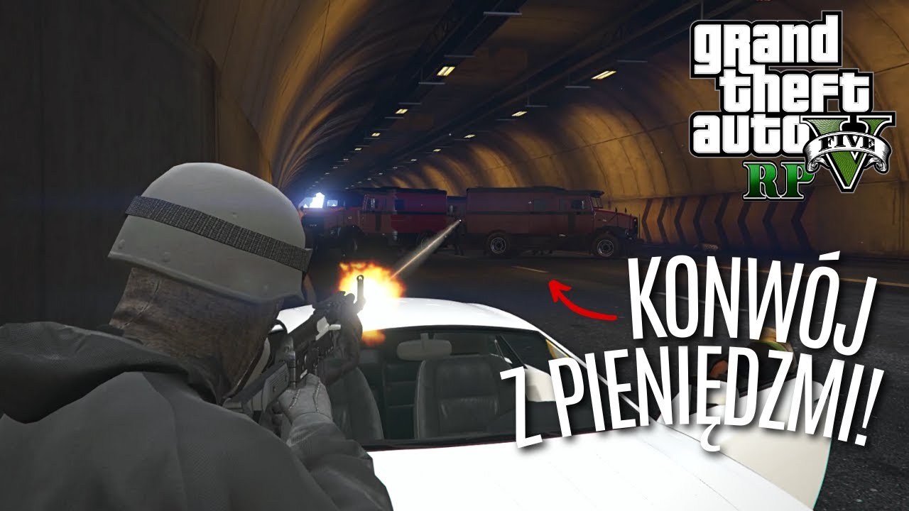 NAPAD na KONW&Oacute;J z PIENIĘDZMI! *wielka strzelanina!* | EWRON GTA RP odc.182