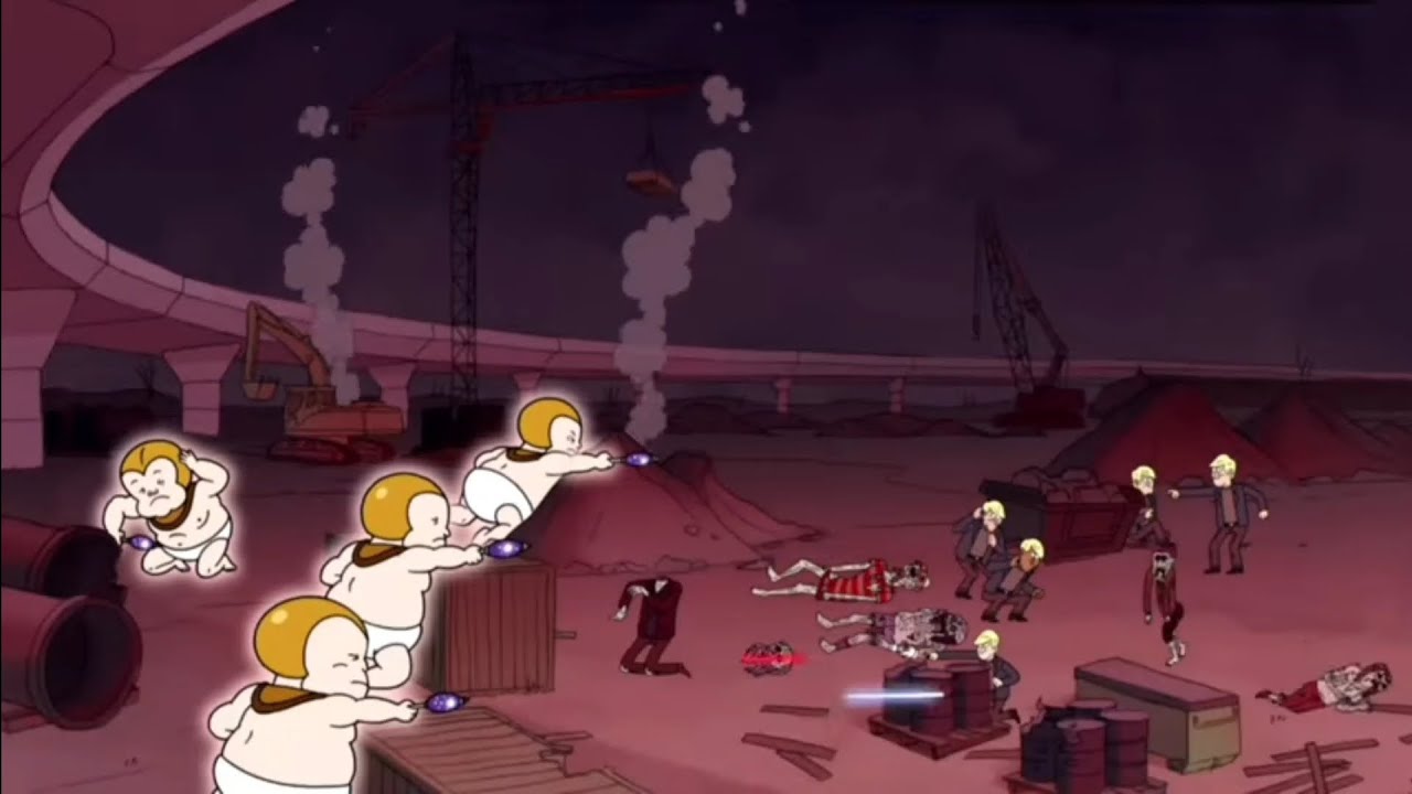 Regular show (Exit 9B) epic and hilarious battle 🔥🔥